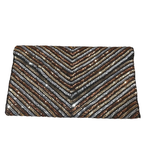 Vintage Disco Sequin Handbag and Earrings - Picture 5 of 8